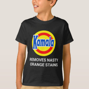 Kamala Harris 2024 Removes Nasty Orange Stains Fun T-Shirt