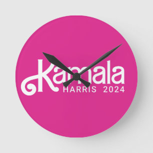 Kamala HARRIS 2024 Round Clock