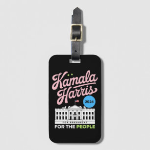 Kamala Harris 2024 Social Democrat Vote Blue  Luggage Tag