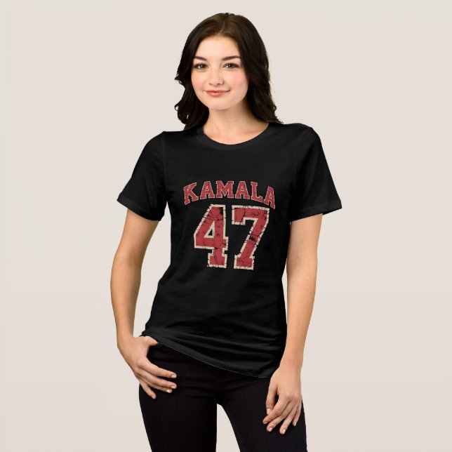 Kamala Harris 2024 Tri-Blend Shirt (Front Full)