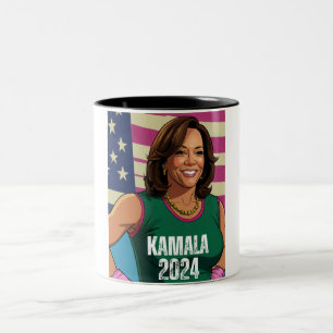 KAMALA HARRIS 2024 Two-Tone COFFEE MUG