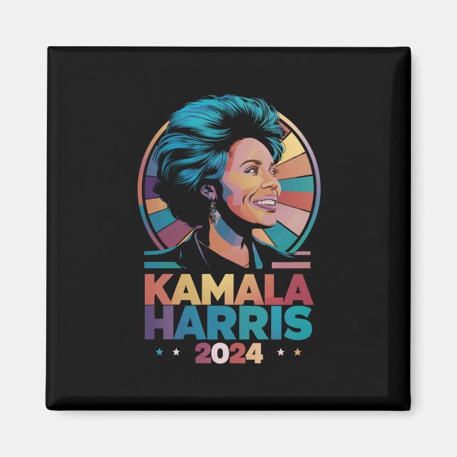 Kamala Harris 2024 Vote President Kamala Election  Magnet (Front)