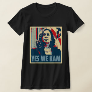 Kamala Harris 2024 Yes We Kam Madam Harris Funny T-Shirt