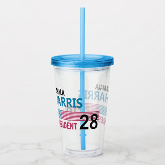 Kamala Harris 2028 Acrylic Tumbler