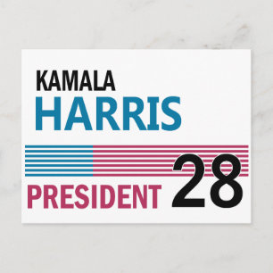 Kamala Harris 2028 Postcard
