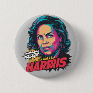 Kamala Harris 2 Inch Round Button