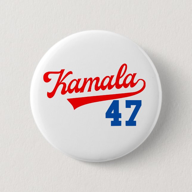 Kamala Harris 47 th - President 47 th 2 Inch Round Button (Front)