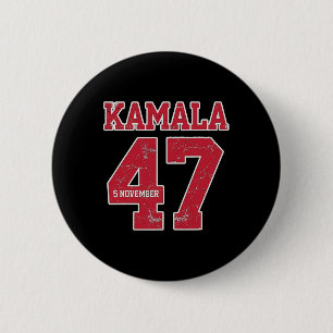 Kamala Harris 47 Th President Usa November 5 2 Inch Round Button