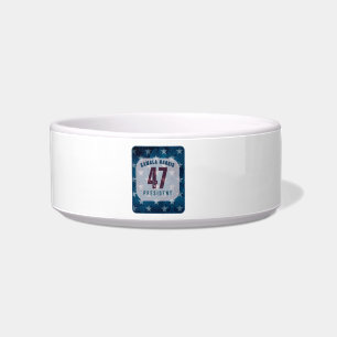 Kamala Harris 47th President. Pet  Bowl