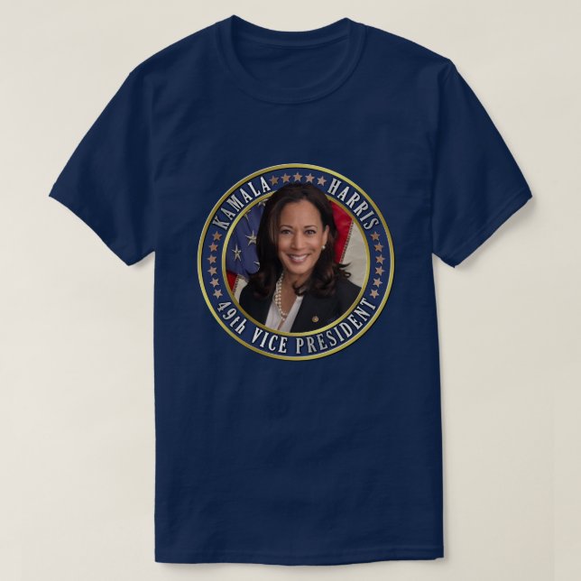 Kamala Harris 49th Vice President Commemorative T-Shirt (Design Front)