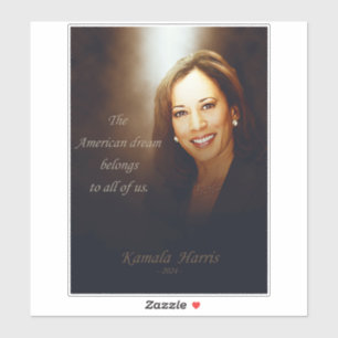 Kamala Harris. American Dream belongs to all of us