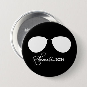 Kamala Harris Aviators 3 Inch Round Button