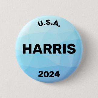 Kamala Harris Blue 2024 2 Inch Round Button