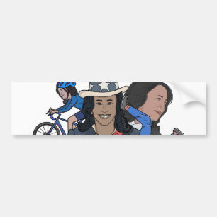 Kamala Harris Bootleg Rap Style Election Bumper Sticker