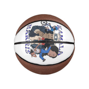 Kamala Harris Bootleg Rap Style Election Mini Basketball