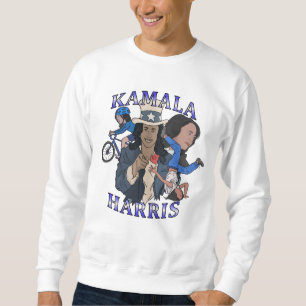 Kamala Harris Bootleg Rap Style Election Sweatshirt