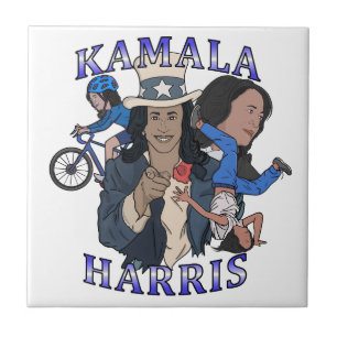Kamala Harris Bootleg Rap Style Election Tile