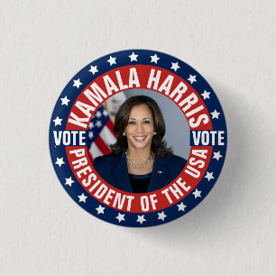 Kamala Harris Campaign 1 Inch Round Button