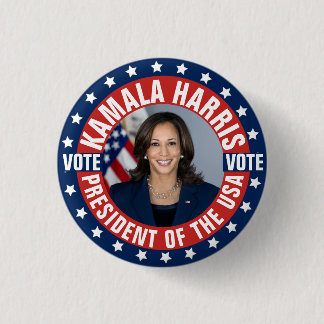 Kamala Harris Campaign 1 Inch Round Button