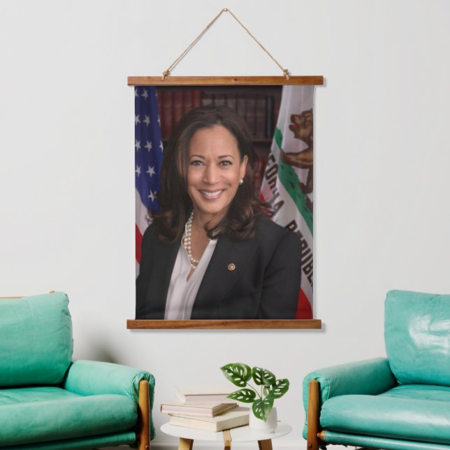 Kamala Harris Candidate for President US 2024 Hanging Tapestry (Living Room)