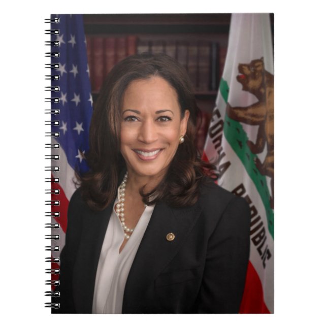 Kamala Harris Candidate for President US 2024 Notebook (Front)