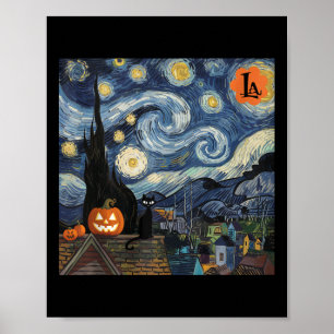 Kamala Harris Cat Ladies Halloween La Poster