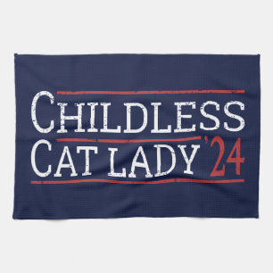 Kamala Harris - Childless Cat Lady 2024 I Kitchen Towel