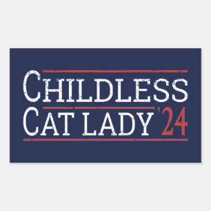 Kamala Harris - Childless Cat Lady 2024 I Sticker