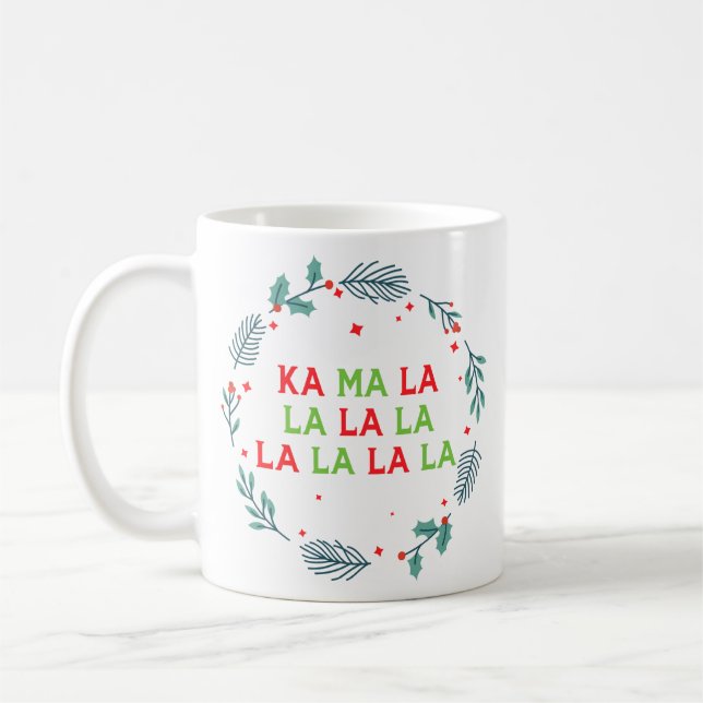 Kamala Harris Christmas Vice President of USA Coffee Mug (Left)