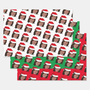 Kamala Harris Christmas Wrapping Paper Sheet