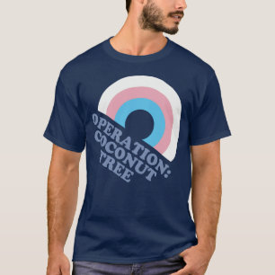 Kamala Harris Coconut Tree Trans Pride Flag T-Shirt