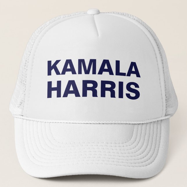 Kamala Harris (CUSTOMIZABLE) Trucker Hat (Front)