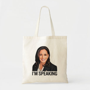 Kamala Harris Debate I’m Speaking Tote Bag