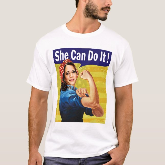 Kamala Harris Elle Peut Le Faire ! T-shirt pour ho (Devant)