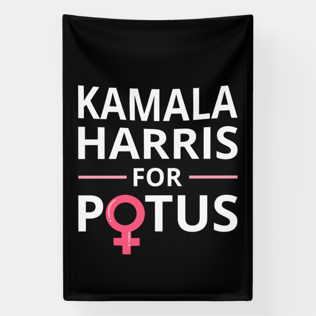 Kamala Harris For POTUS I Banner (Vertical)