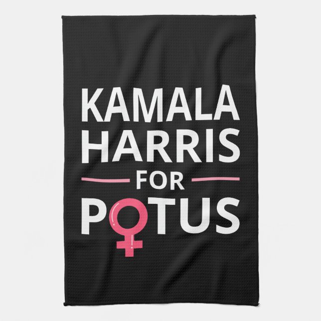 Kamala Harris For POTUS I Kitchen Towel (Vertical)