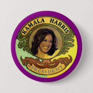 Kamala Harris for President 2016 3 Inch Round Button