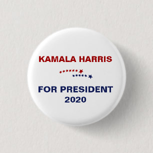 Kamala Harris for president 2020 1 Inch Round Button