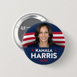 Kamala Harris for President 2024 2 Inch Round Button