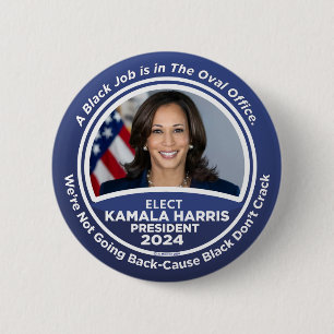 Kamala Harris for President 2024 2 Inch Round Button
