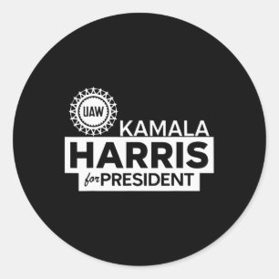Kamala Harris For President 2024  Classic Round Sticker