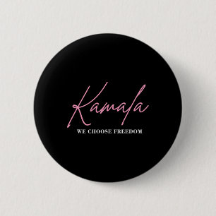 Kamala Harris For President 2024 Election Freedom 2 Inch Round Button
