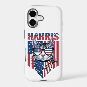 Kamala Harris for President 2024 Funny Cat