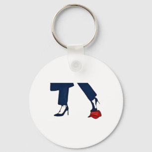 Kamala Harris For President 2024 High Heel Crushed Keychain