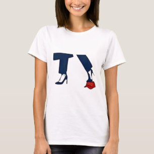 Kamala Harris For President 2024 High Heel Crushed T-Shirt