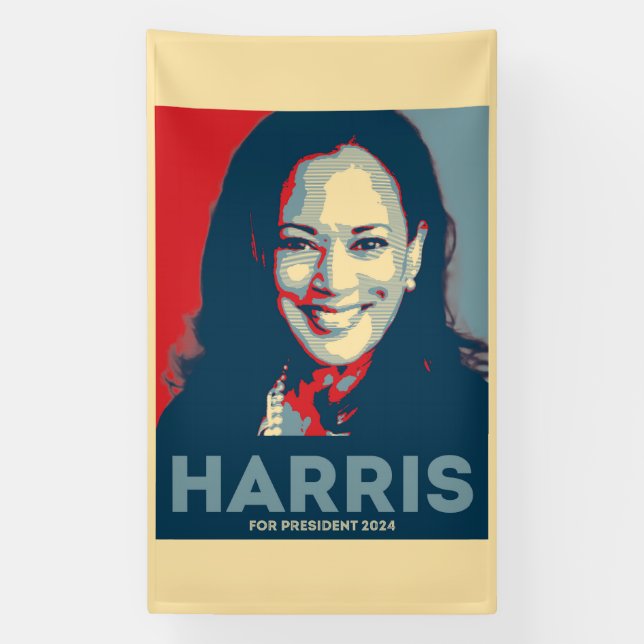 Kamala Harris For President 2024 - Hope Banner (Vertical)