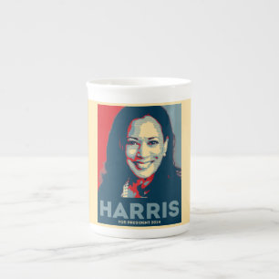 Kamala Harris For President 2024 - Hope Bone China Mug