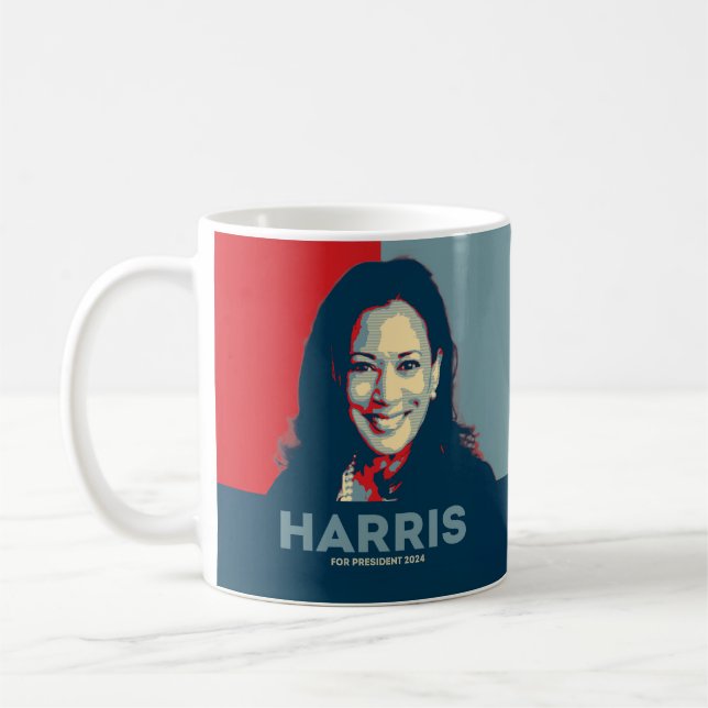Kamala Harris For President 2024 - Hope Coffee Mug (Left)