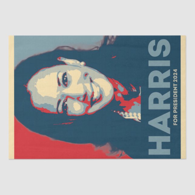 Kamala Harris For President 2024 - Hope Tissue Paper (Front)