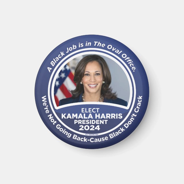 Kamala Harris for President 2024 Magnet (Front)